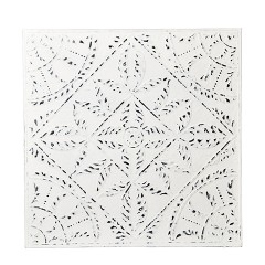 IRON PLATE TILE WHITE LINE 